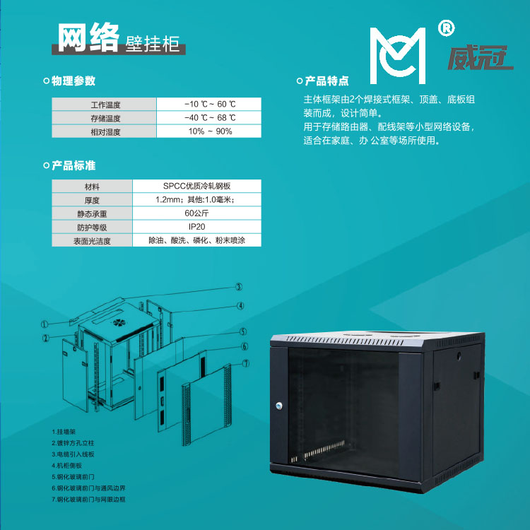 网络壁挂柜